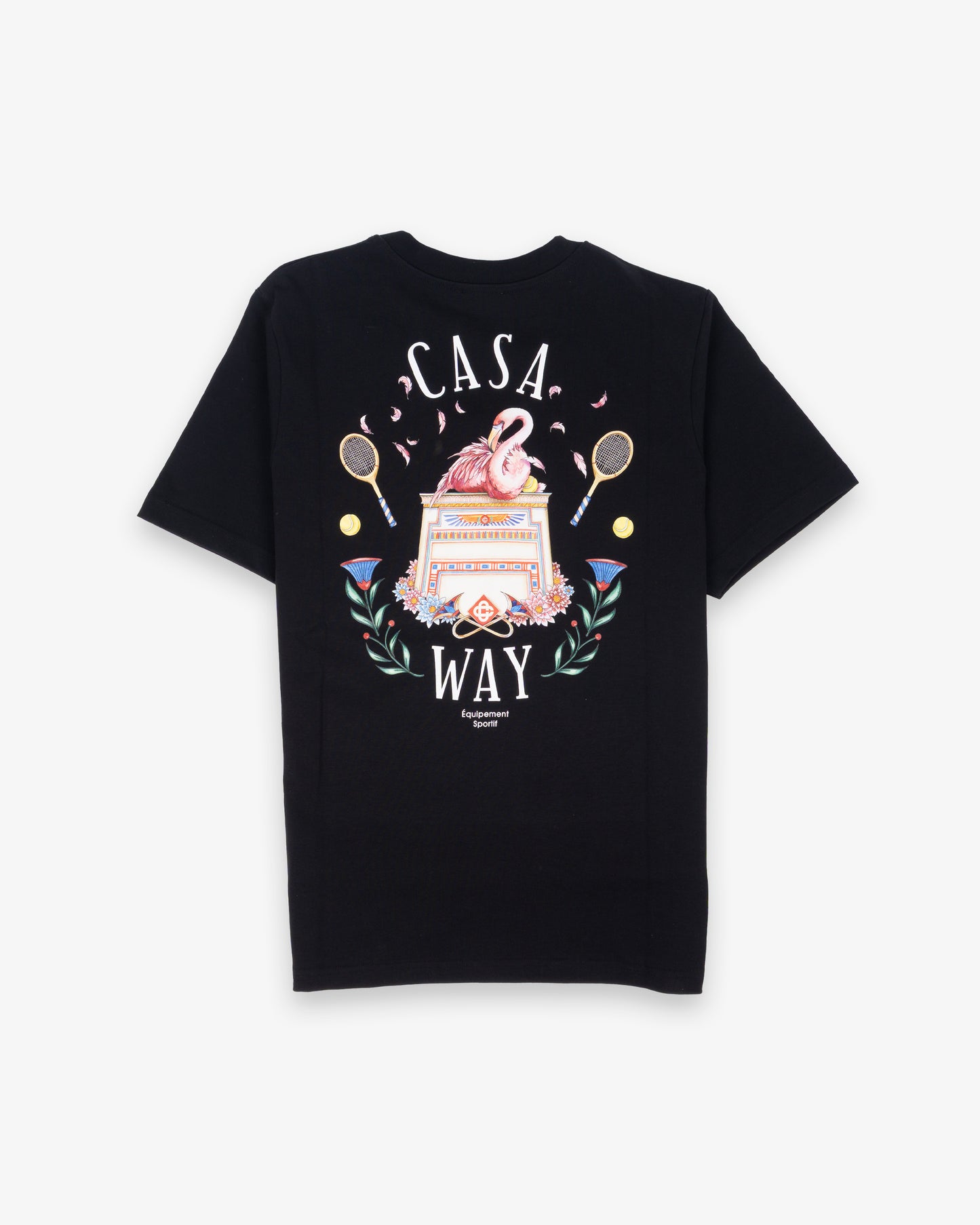 CASABLANCA Classic T-Shirt Casaway Black