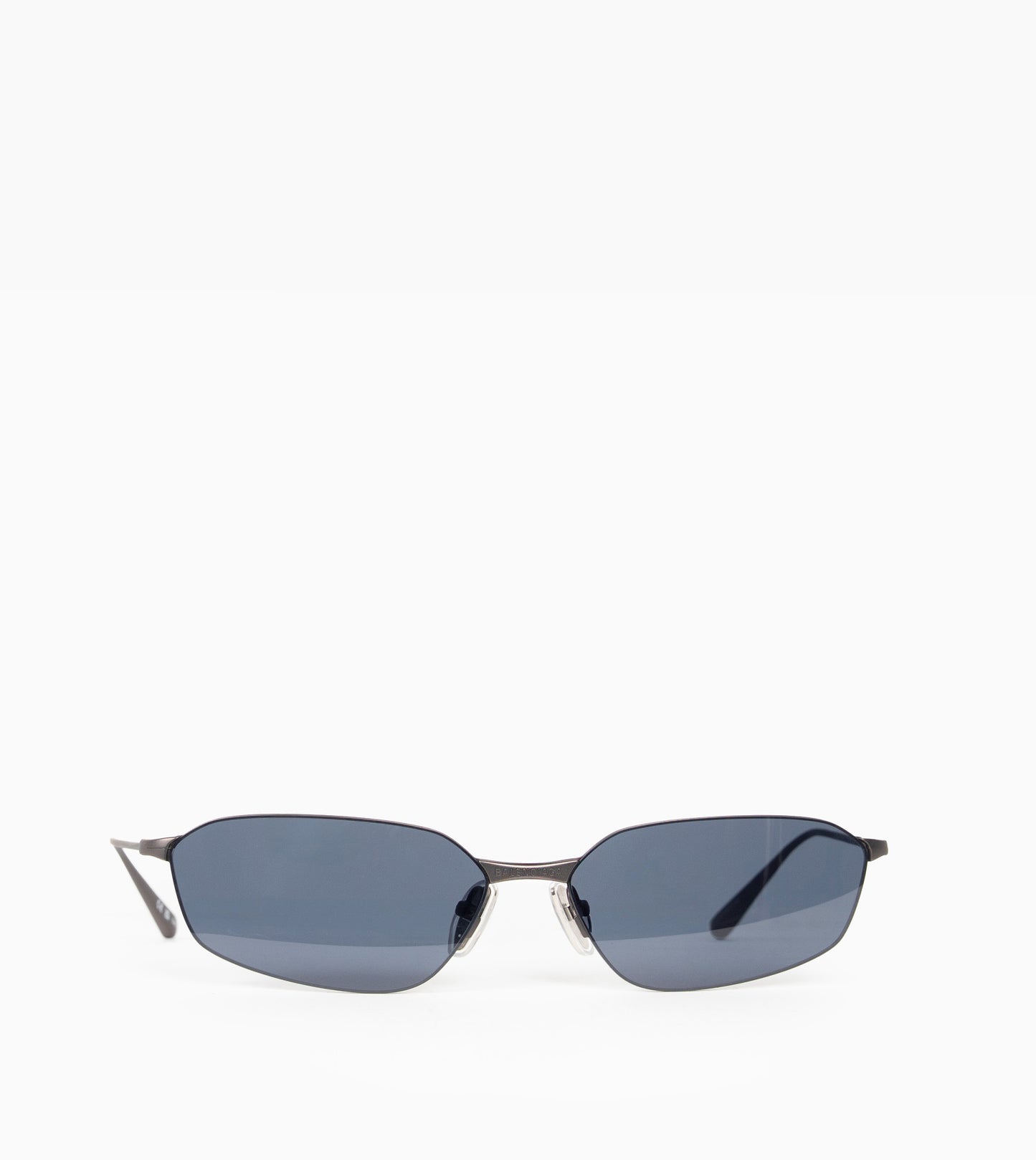 BALENCIAGA Invisible Oval 2.0 Sunglasses Black