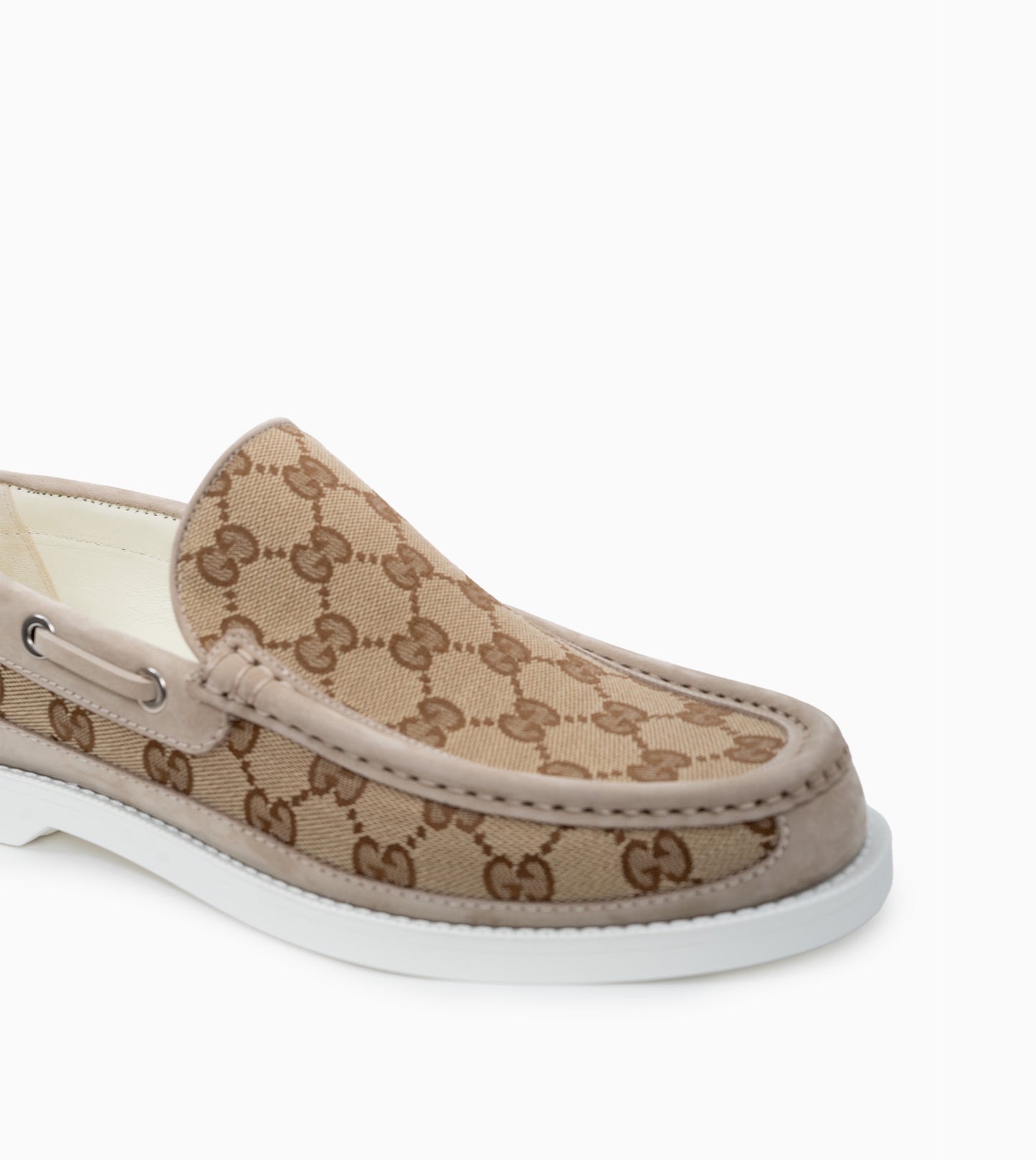 GUCCI Original GG Men's Loafer in Beige