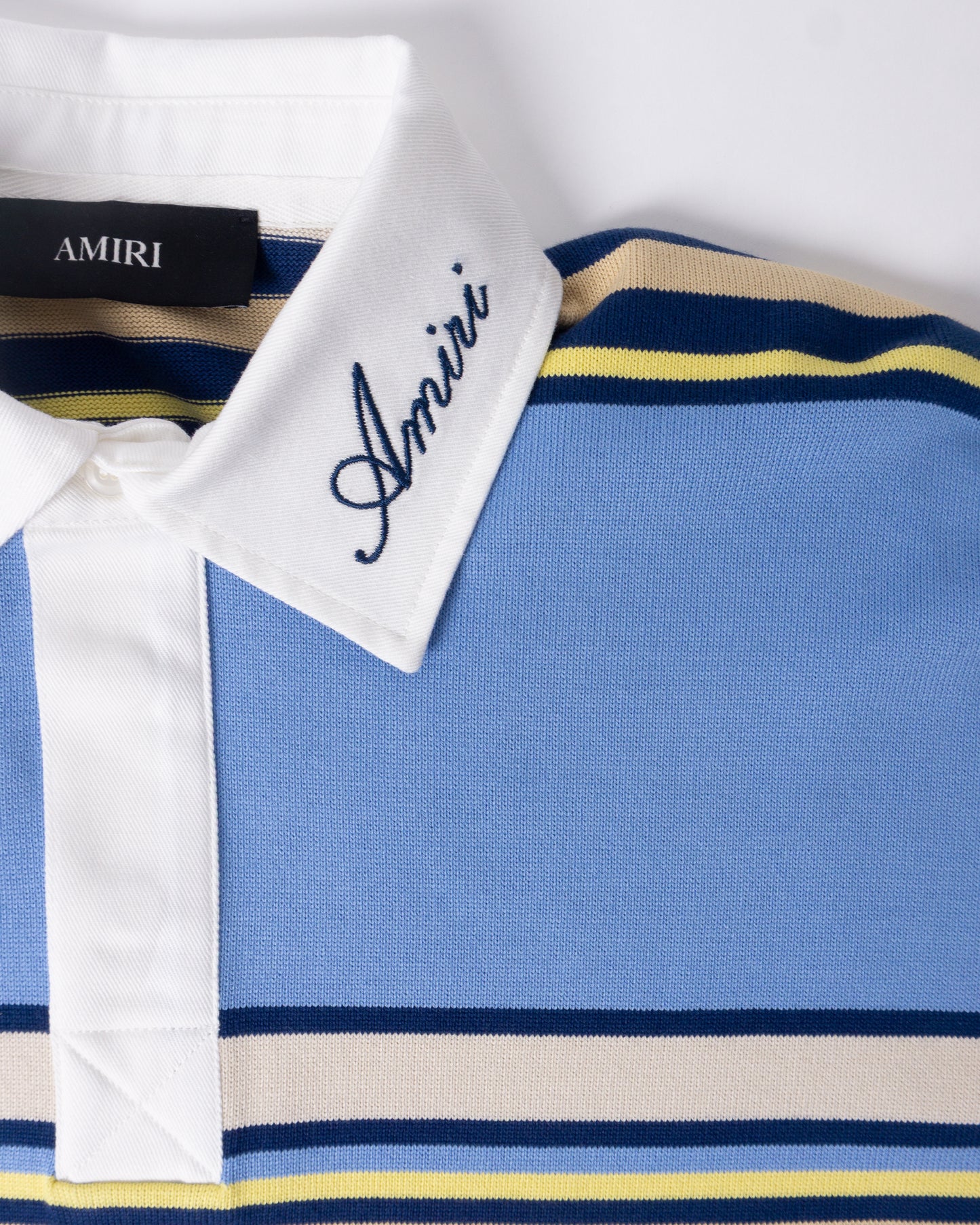 AMIRI Striped LS Polo