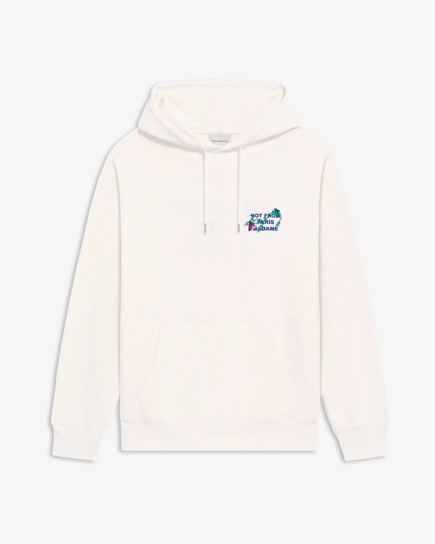 DRÔLE DE MONSIEUR Vine Embroidered Slogan Hoodie