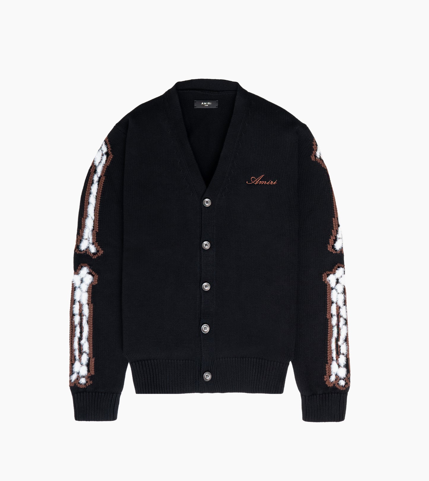 AMIRI Leopard Bones Cardigan