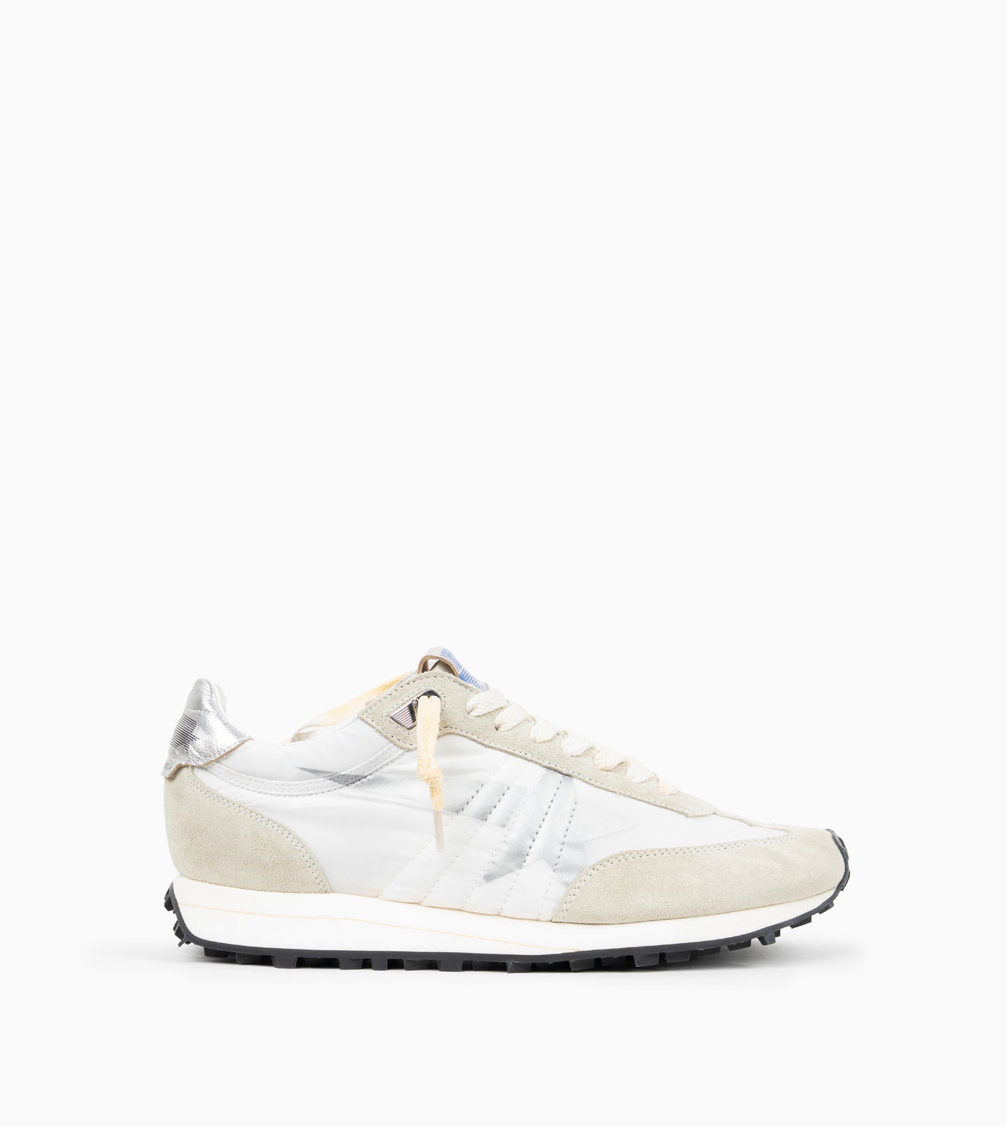 GOLDEN GOOSE Running Marathon Nylon White/Grey/Silver