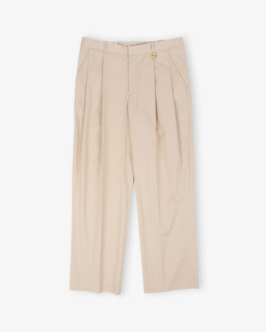 CASABLANCA Pleated Straight Leg Trouser