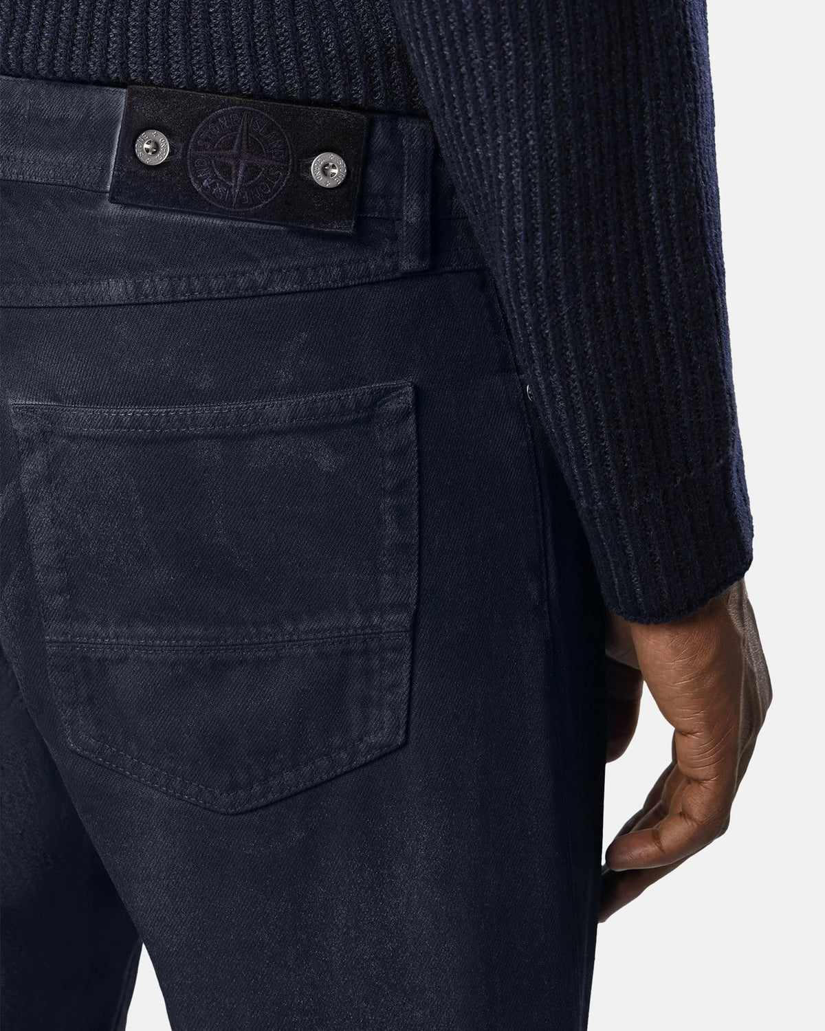 STONE ISLAND Trousers Black Medium Wash