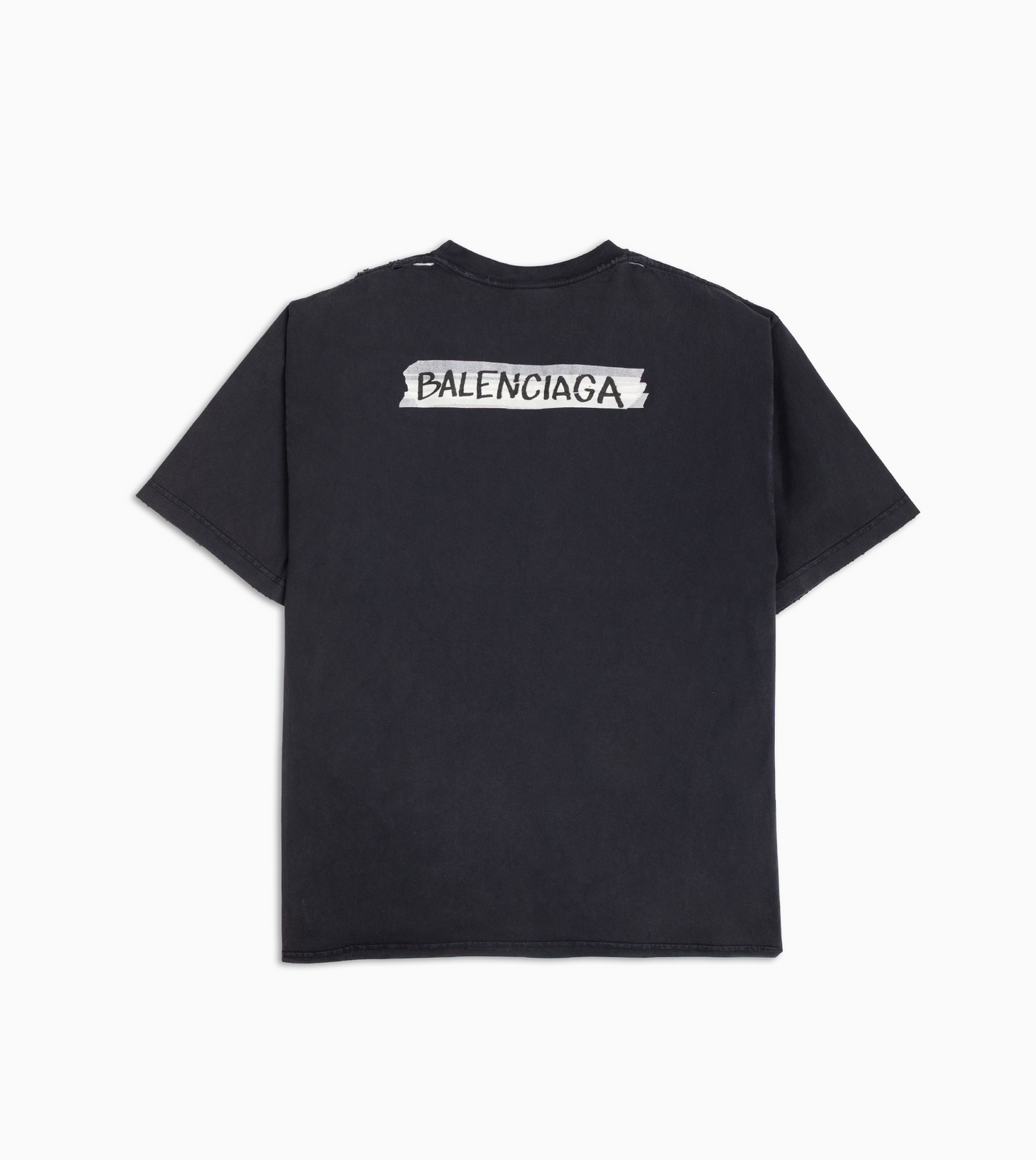 BALENCIAGA Masking Tape T-shirt Black