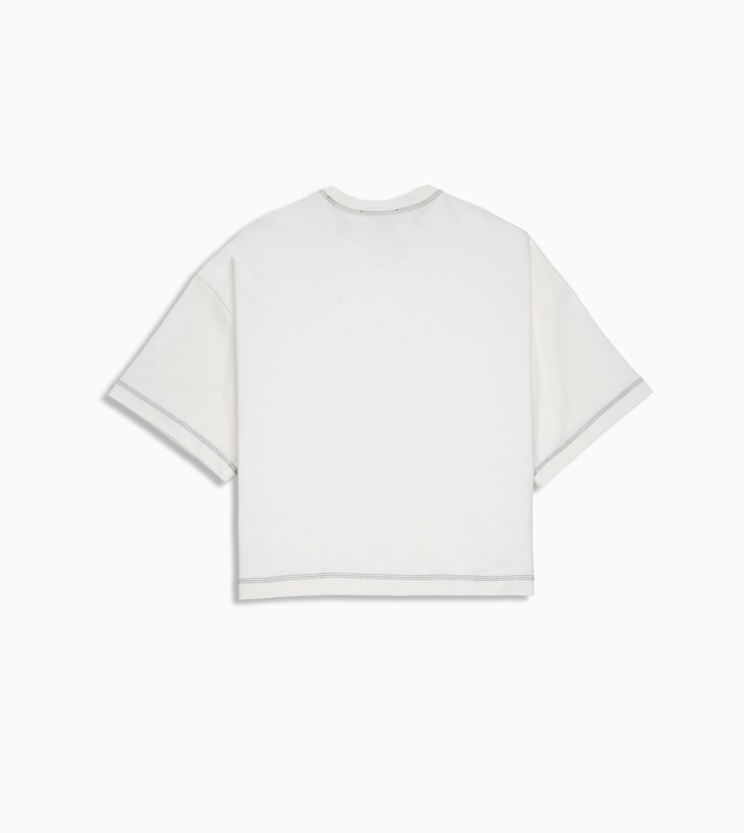 JACQUEMUS Le Tshirt Letro Blanco roto