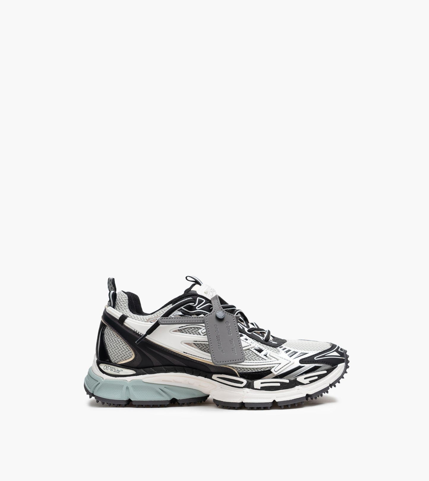 OFF-WHITE Be Right Back Sneaker Black Grey