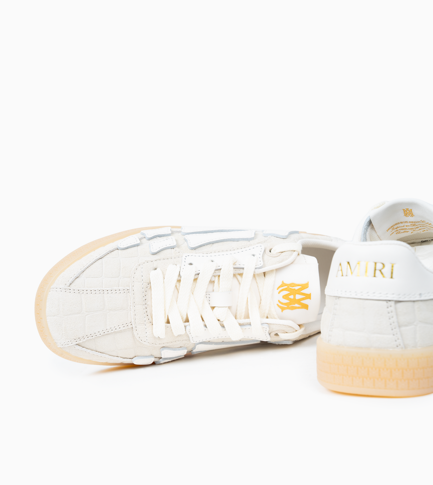 AMIRI Croc Debossed Pacific Bones