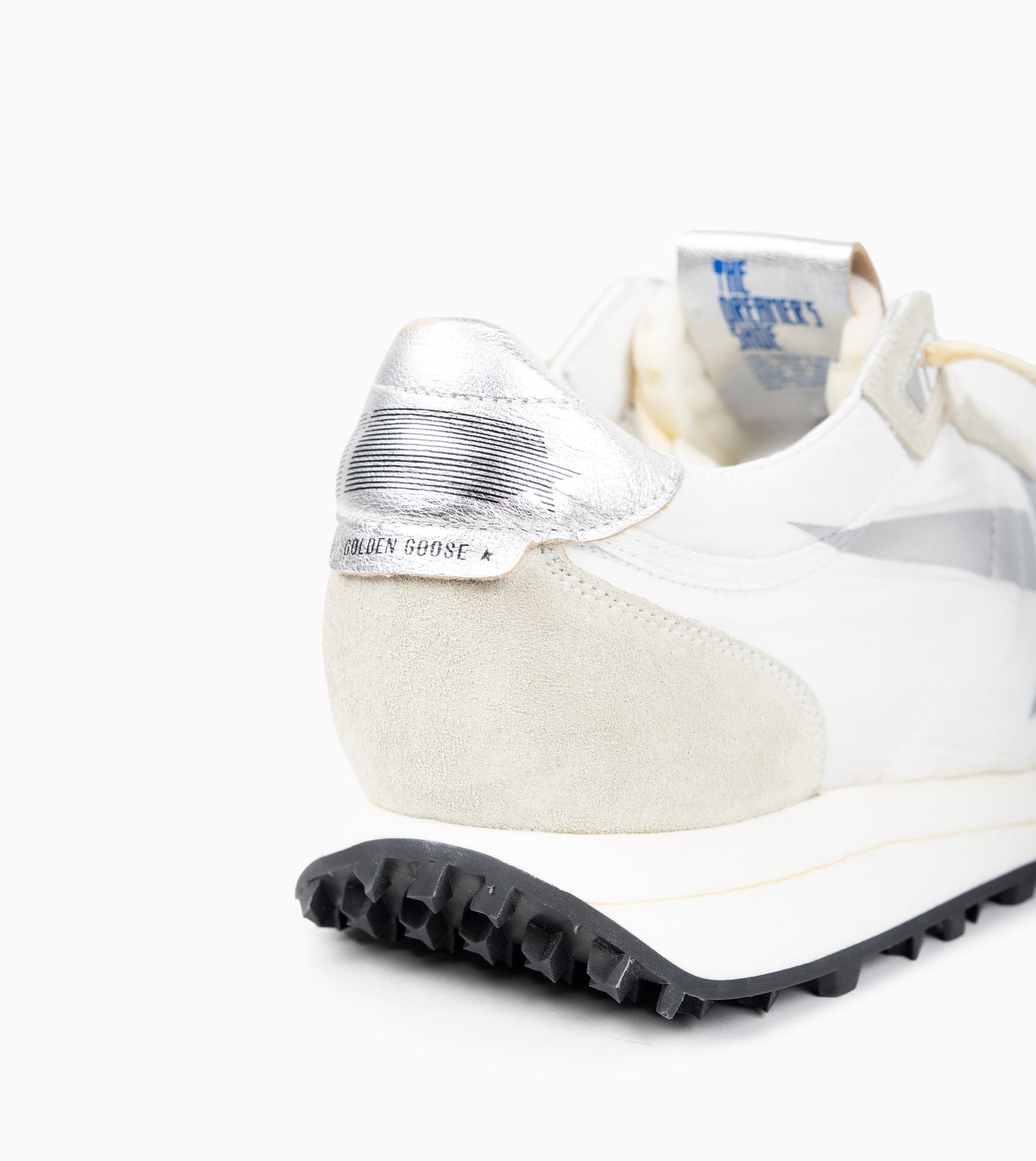 GOLDEN GOOSE Running Marathon Nylon White/Grey/Silver