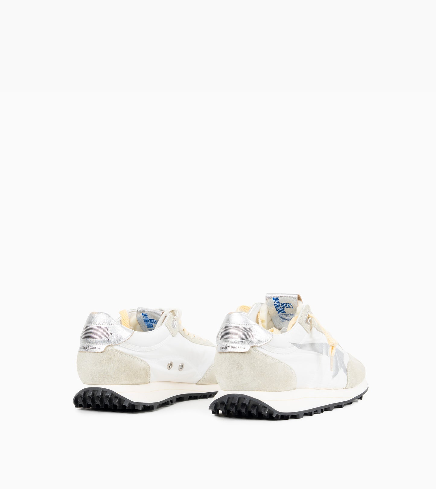 GOLDEN GOOSE Running Marathon Nylon White/Grey/Silver