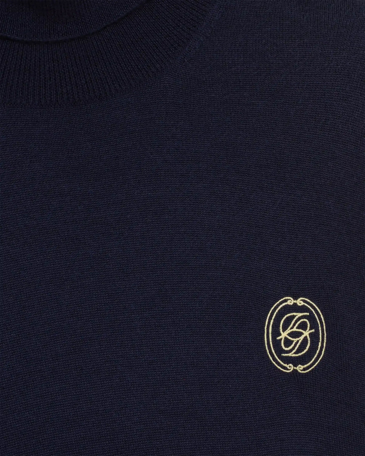 DRÔLE DE MONSIEUR D Mirror Wool Silk Turtleneck