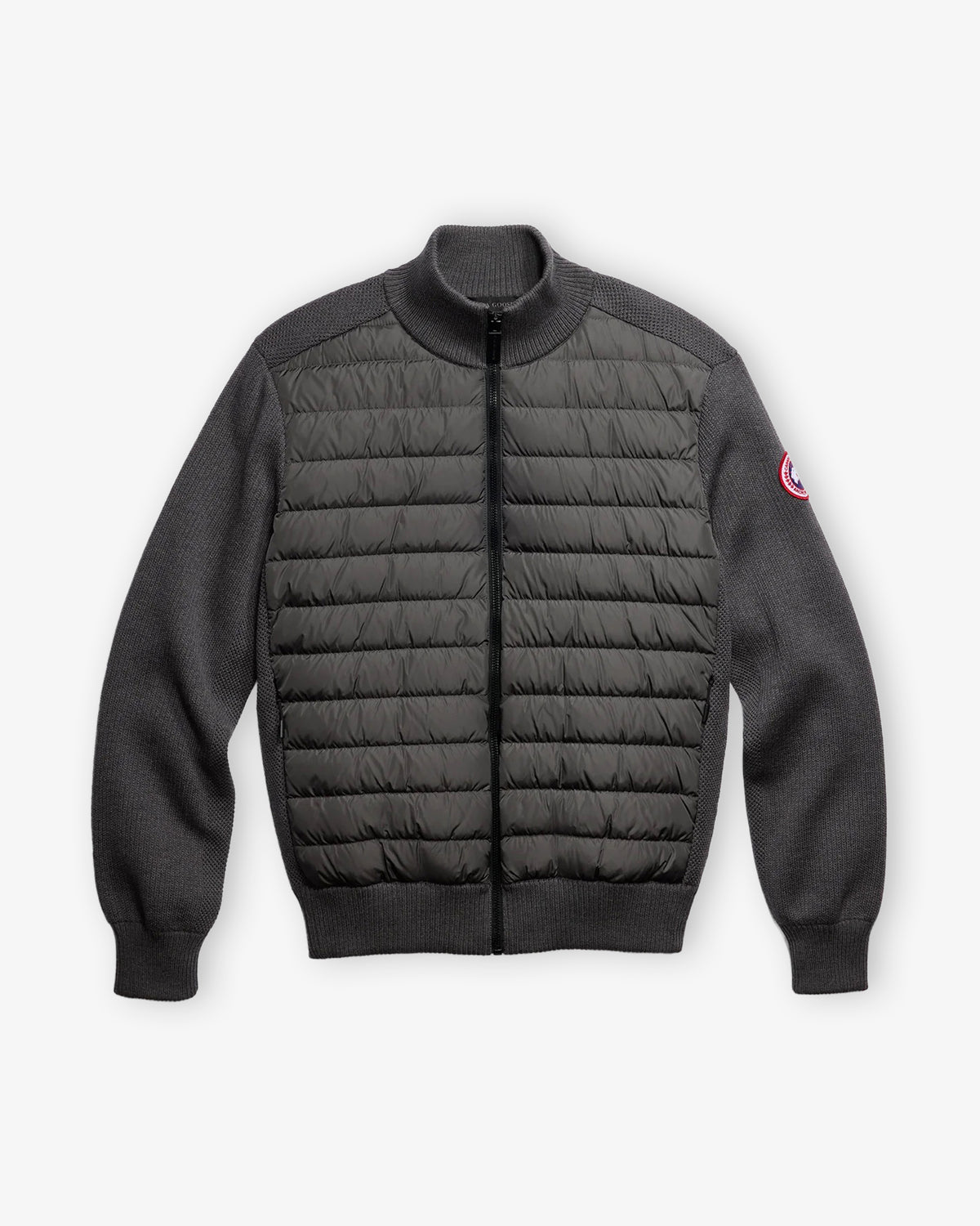 CANADA GOOSE Hybridge Knit Jacket Grey