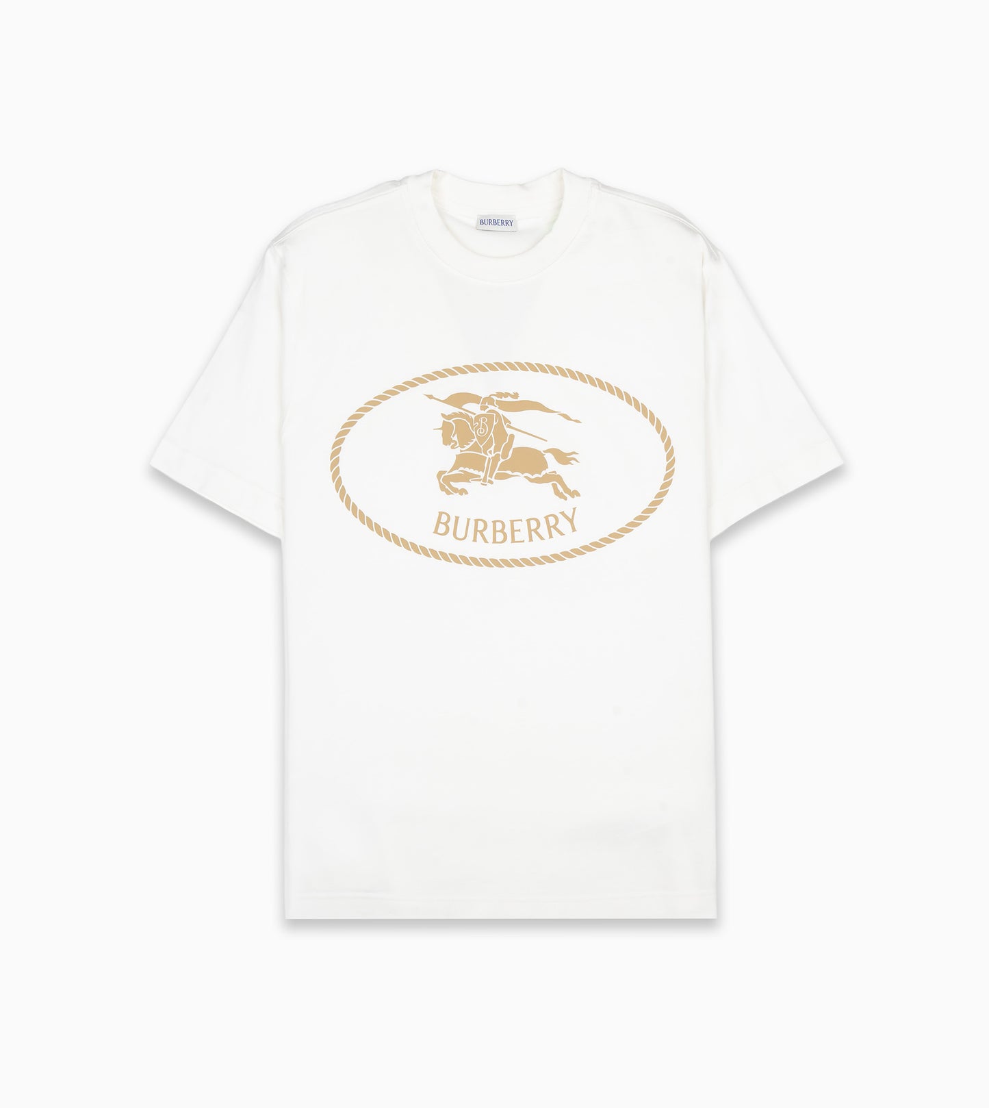 BURBERRY  Cotton T-shirt with Knight Stamp motif