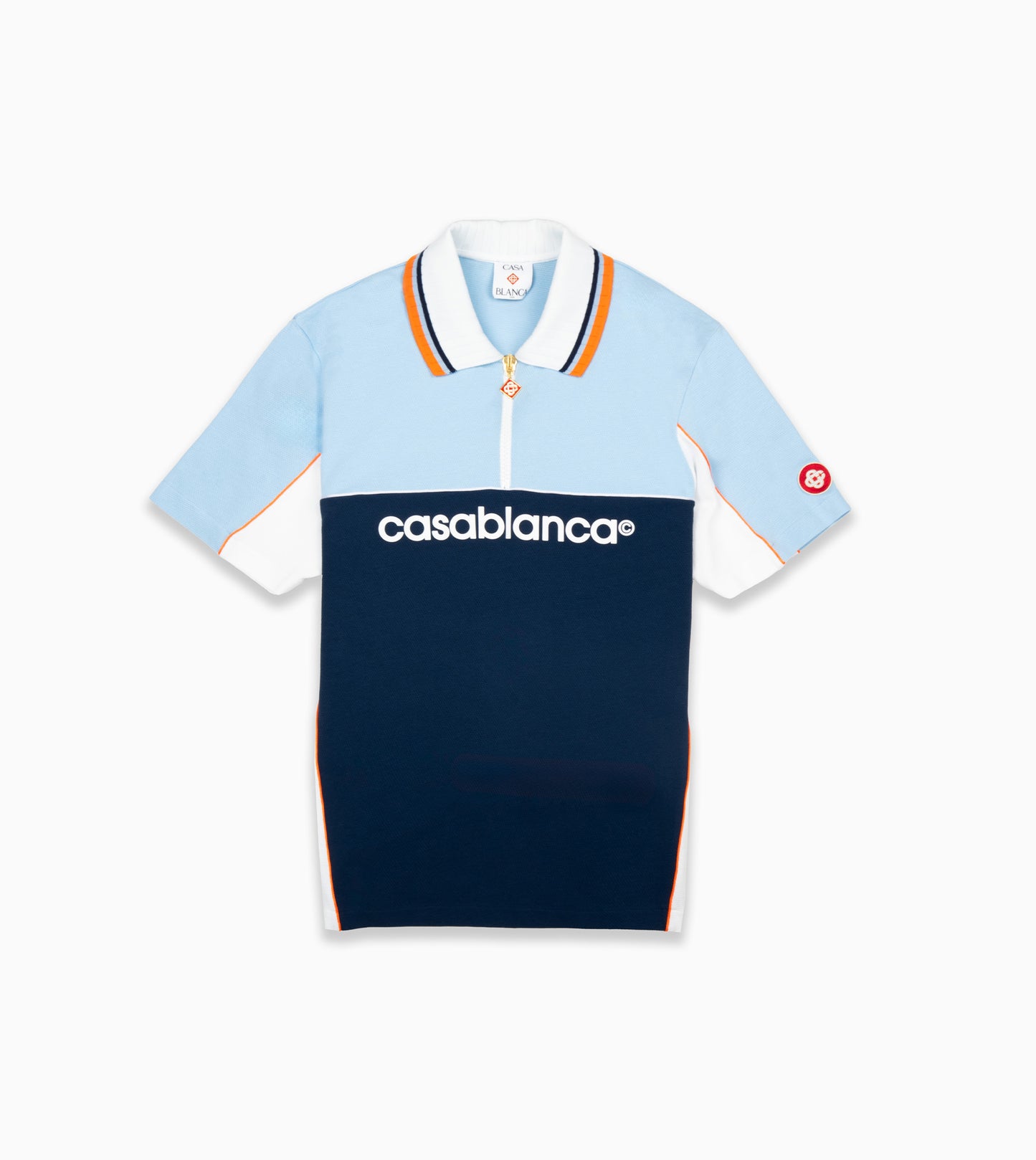 CASABLANCA Oversized Polo Blue