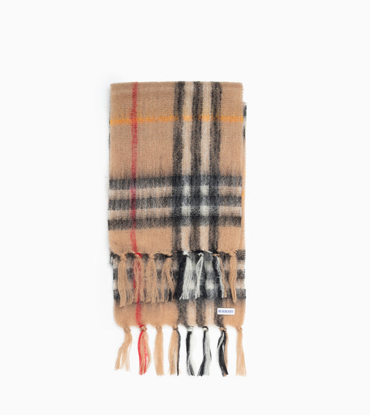 BURBERRY Sand Mohair Scarf