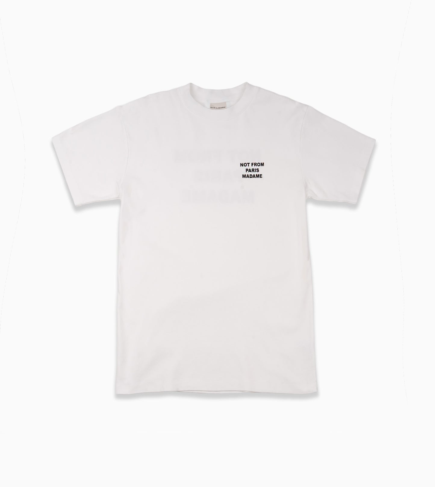 DRÔLE DE MONSIEUR Le T-Shirt Slogan Optic White