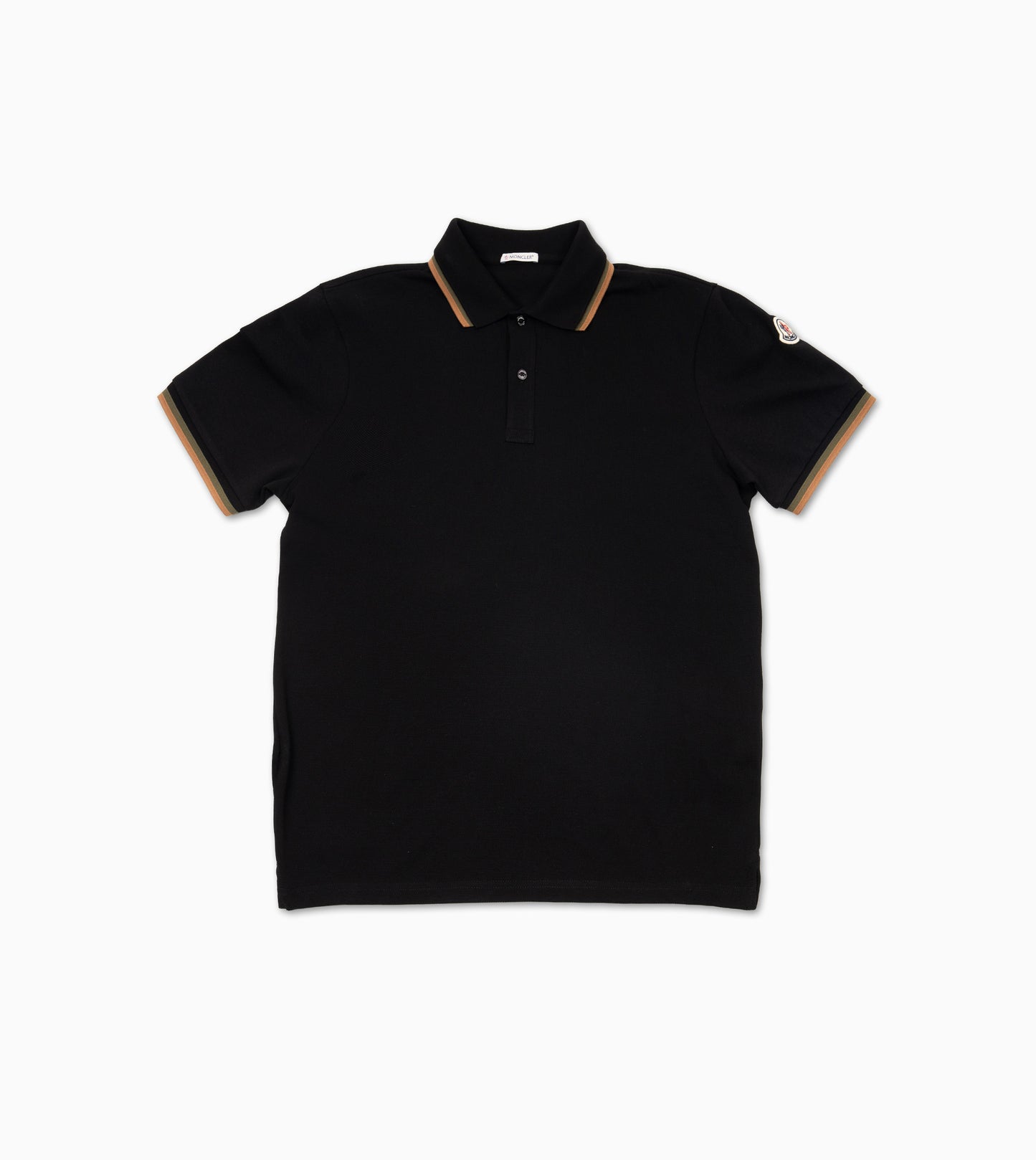 Polo MONCLER PV con pespuntes negros