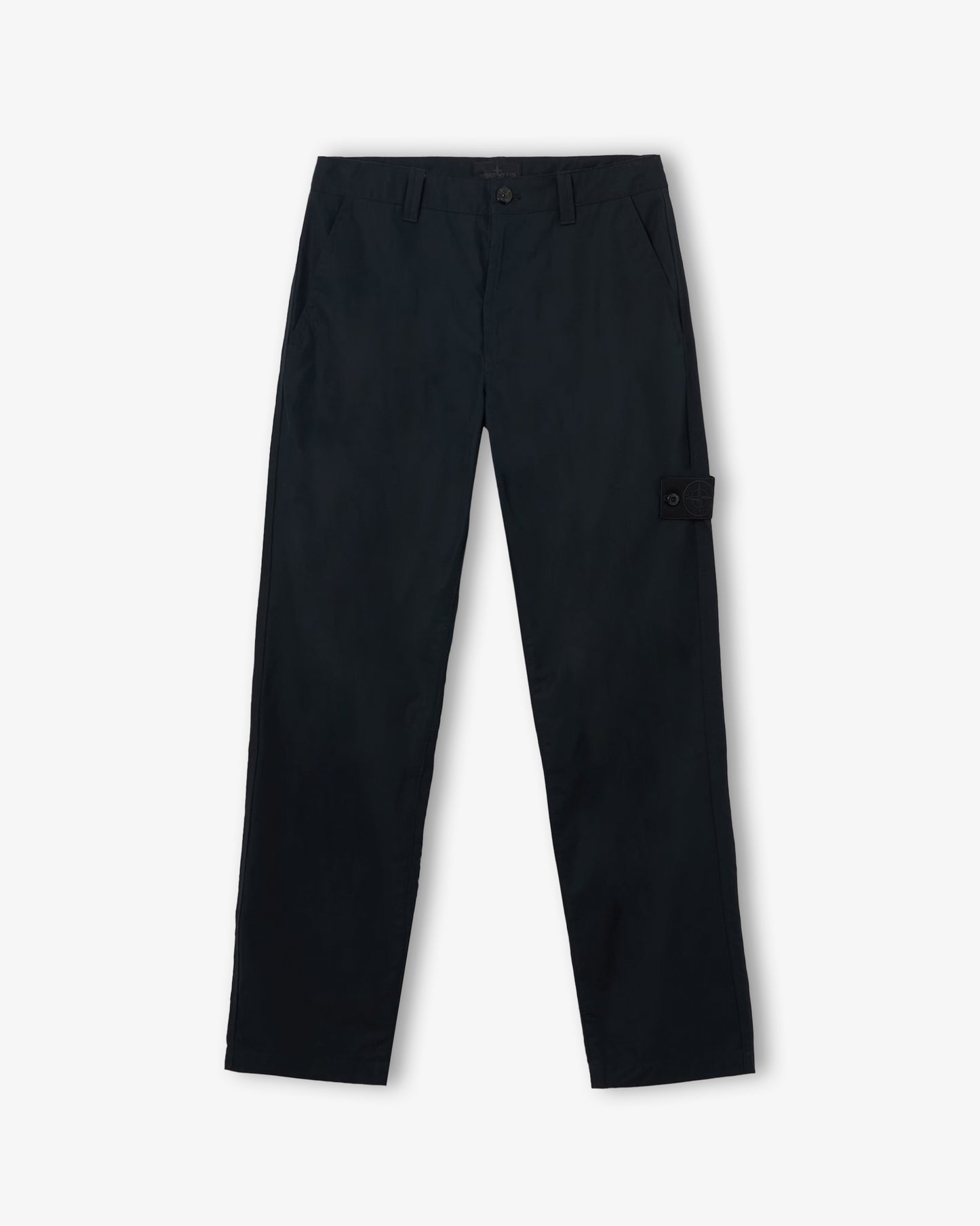 STONE ISLAND Cotton Canvas Trousers Navy