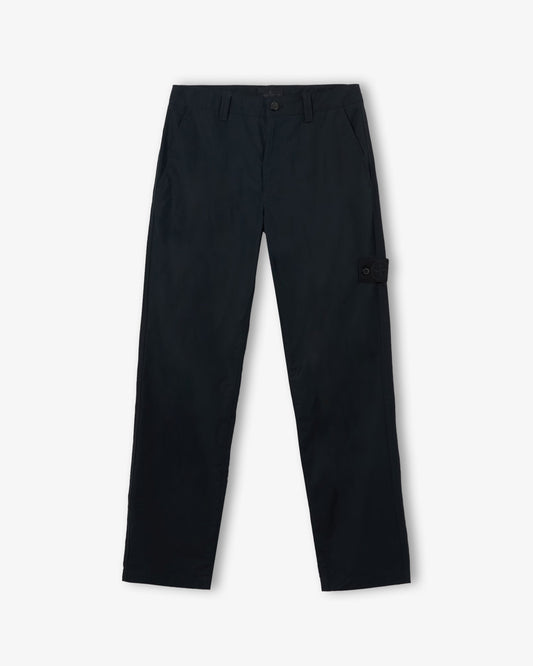 STONE ISLAND Cotton Canvas Trousers Navy
