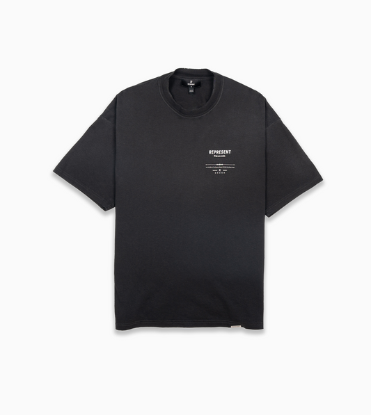 REPRESENT Revere Manor T-Shirt Stained Black