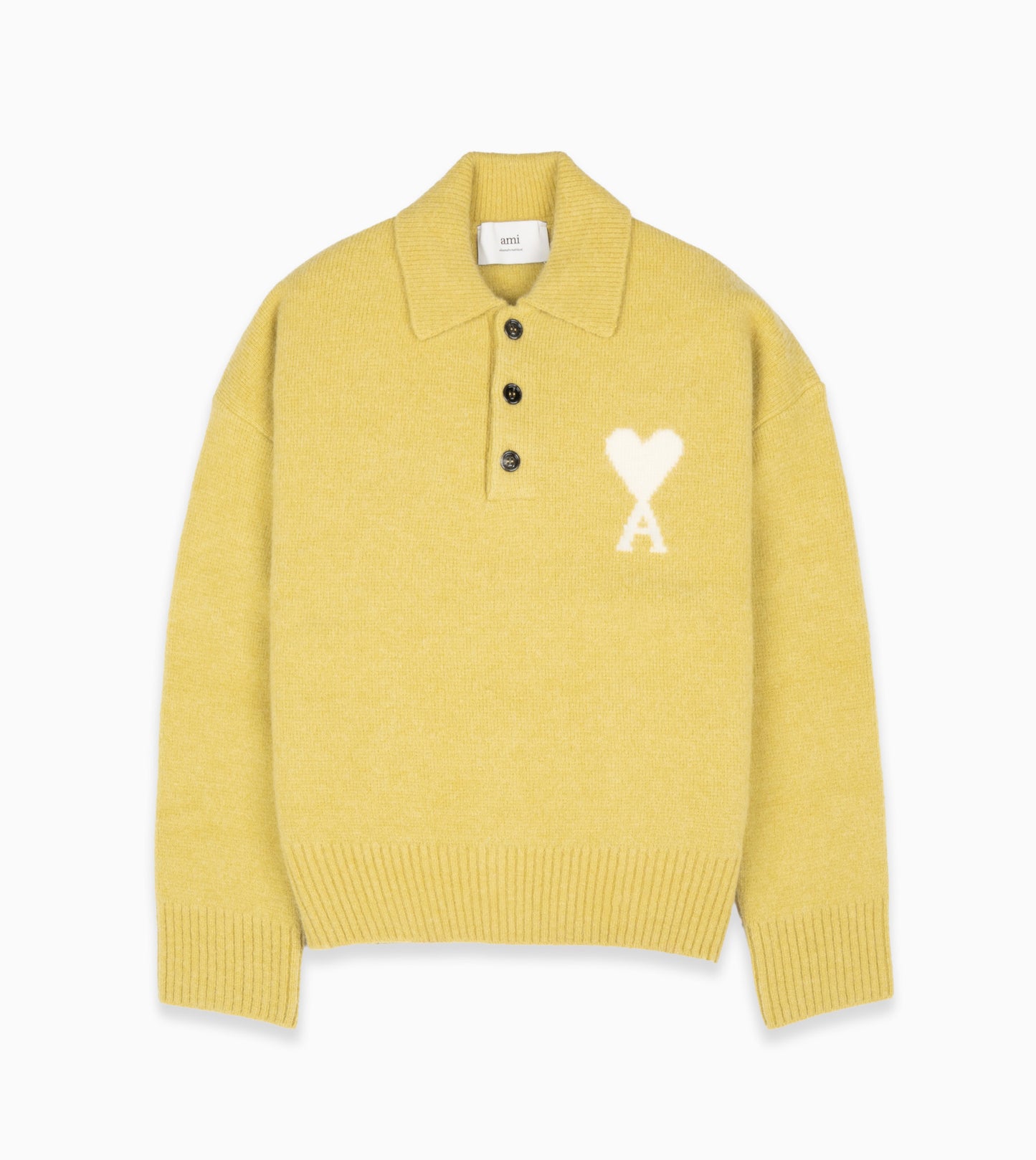 AMI PARIS Alpaca Polo Lime