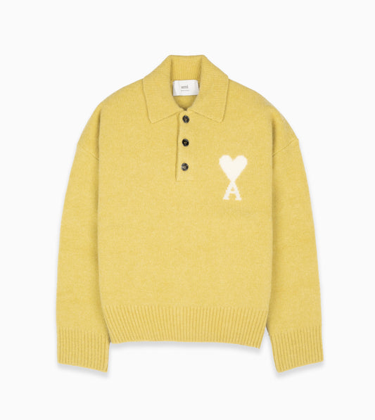 AMI PARIS Alpaca Polo Lime