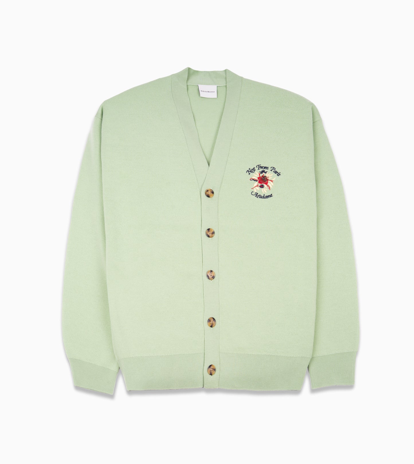 Cárdigan DRÔLE DE MONSIEUR Slogan Rosa Oliva