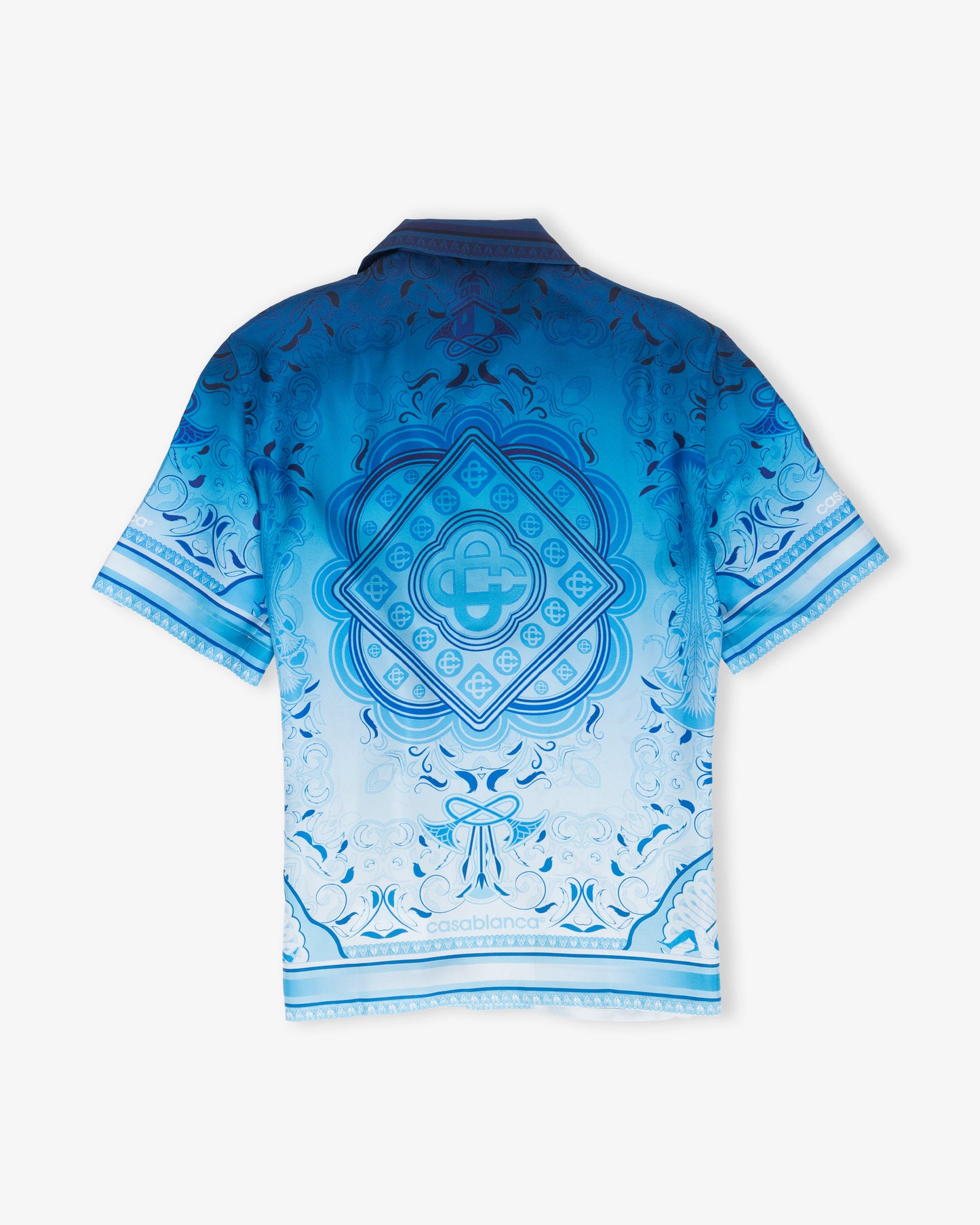 CASABLANCA Egyption Rug Cuban Collar SS Shirt