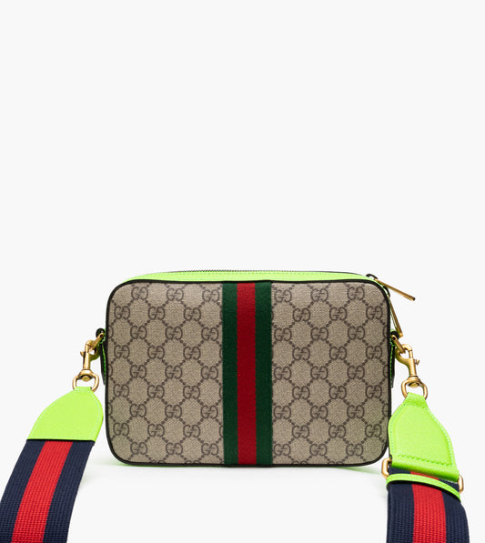 GUCCI OPHIDIA Crossbody Green Fluo