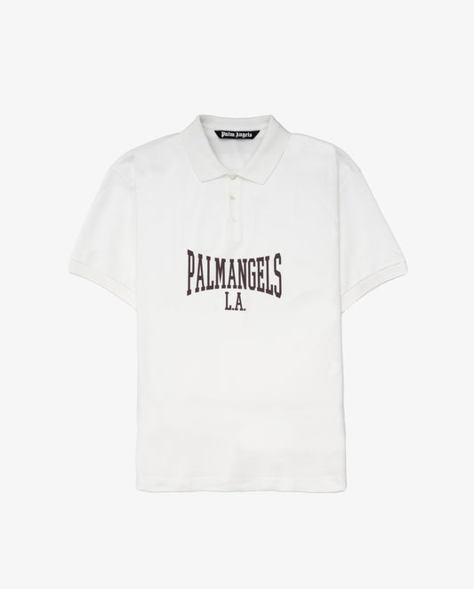 PALM ANGELS College Polo Short Sleeve