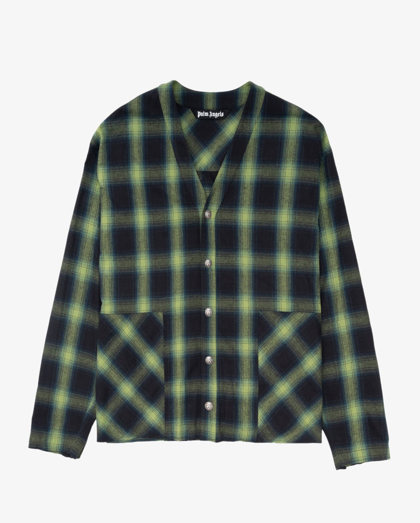 PALM ANGELS Monogram Series Check Shirt