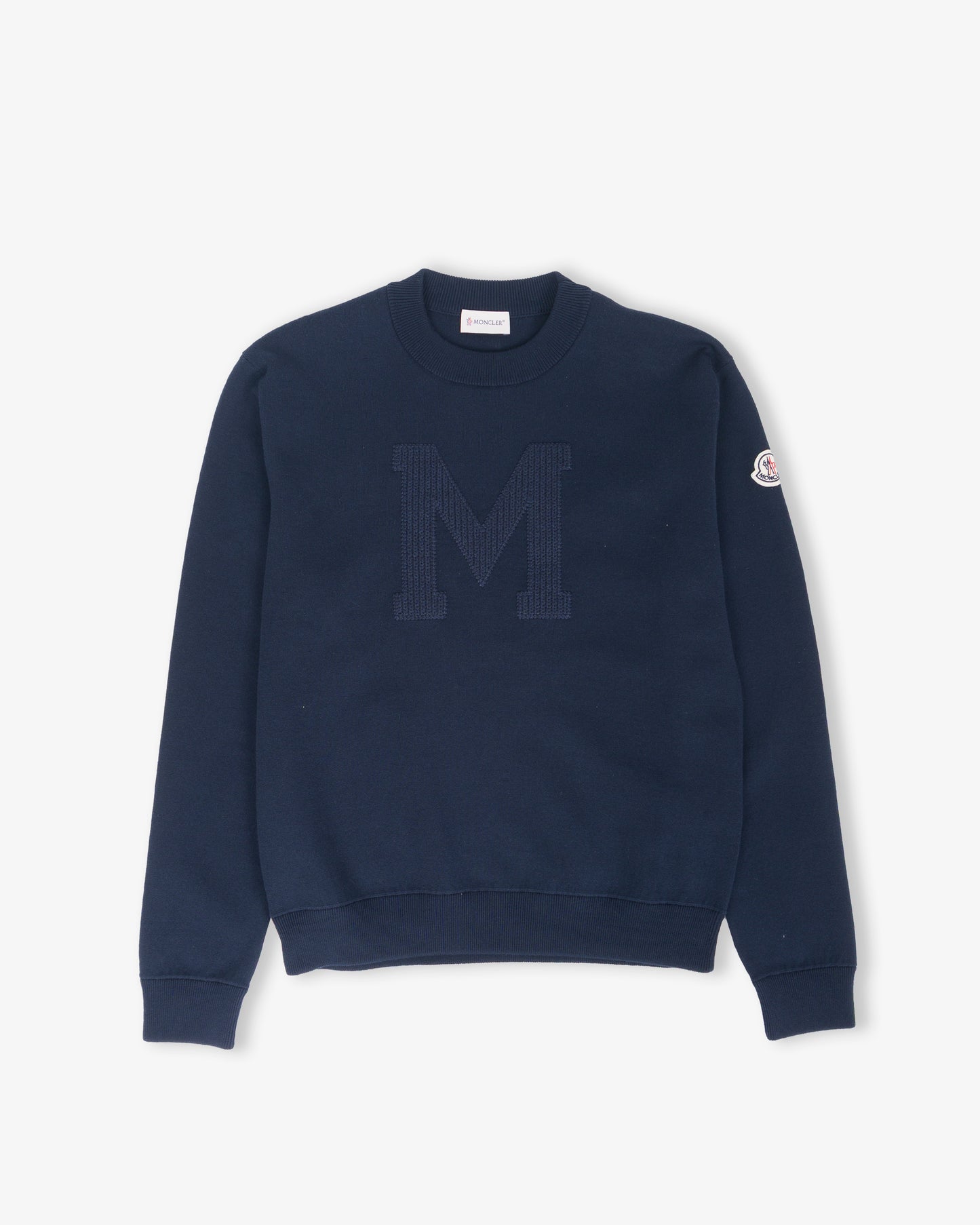MONCLER M Logo Crew Neck