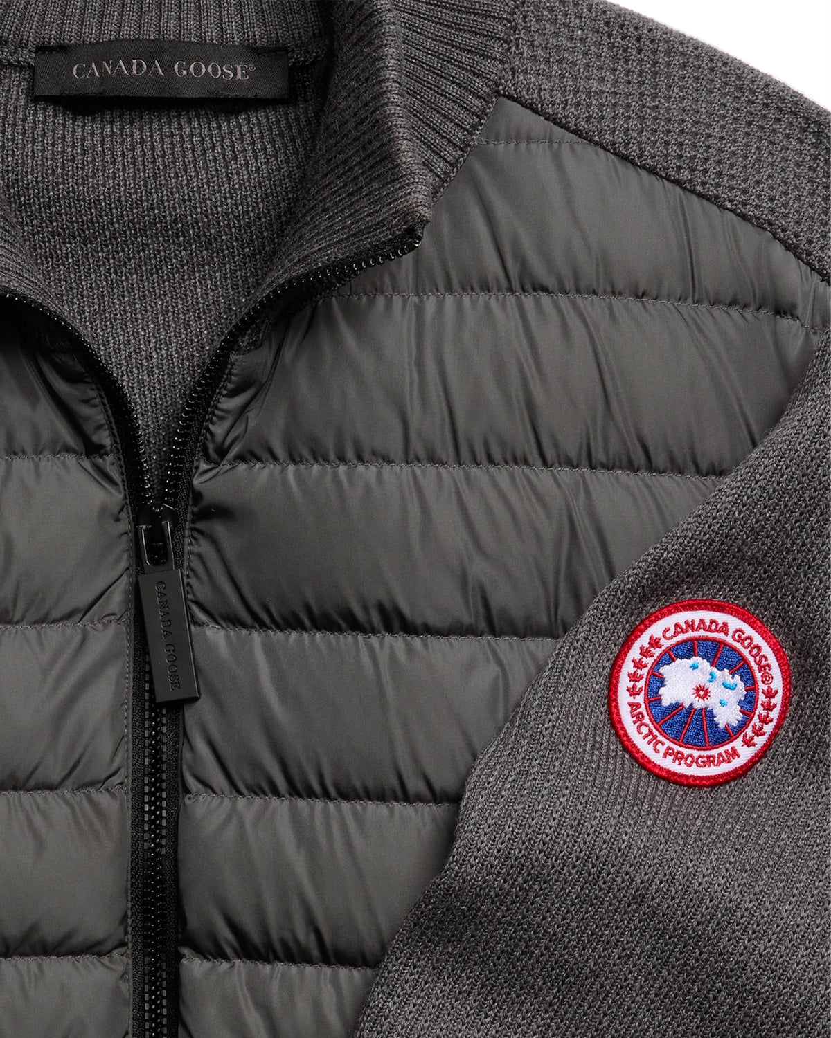 CANADA GOOSE Hybridge Knit Jacket Grey