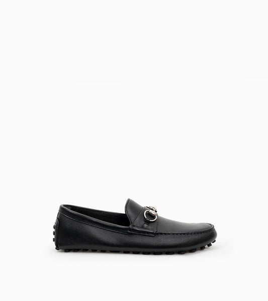 GUCCI Horsebit Moccasin Black