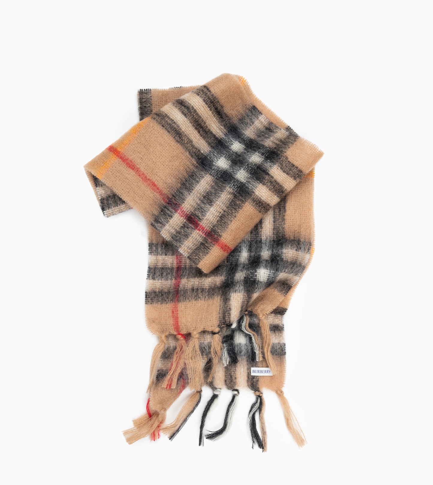 BURBERRY Sand Mohair Scarf