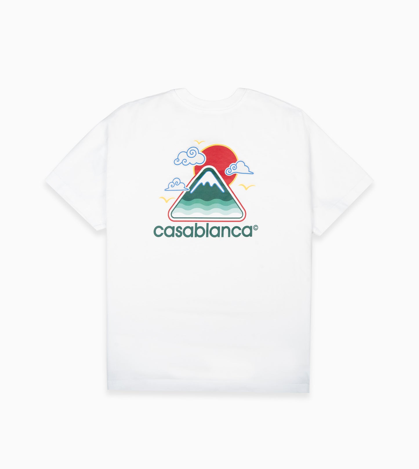 CASABLANCA Montagne Ondulée Screen Printed T-Shirt