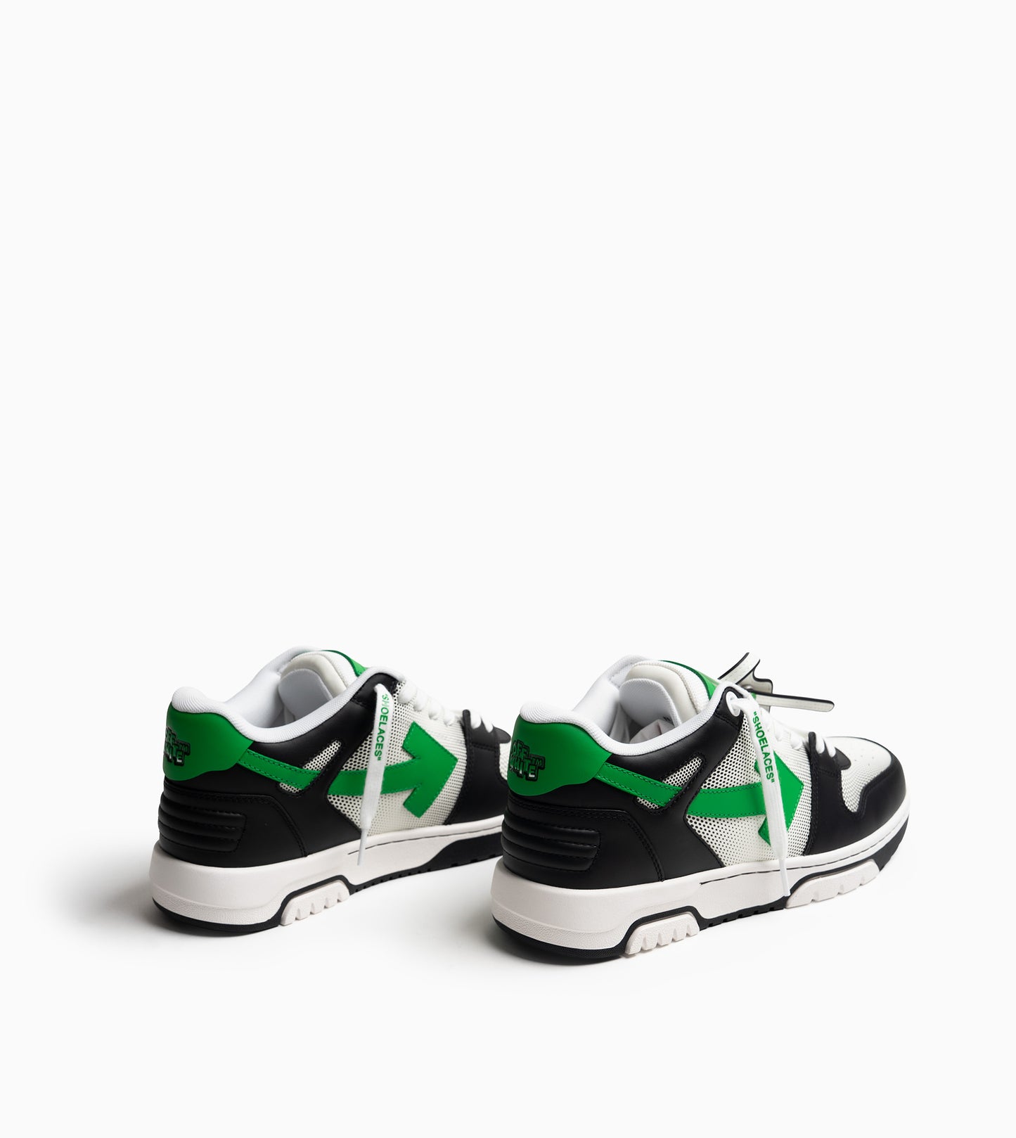 OFF-WHITE Out Of Office Calf Gradient Black Green