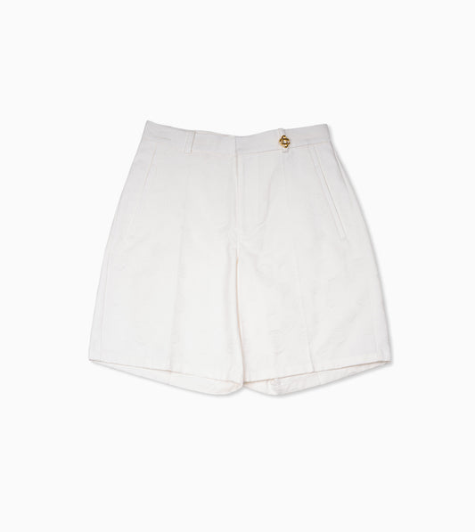 Shorts con monograma de CASABLANCA Blancos