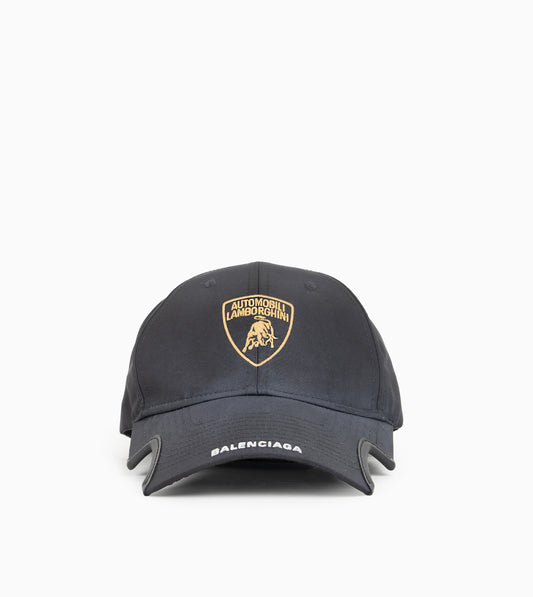 BALENCIAGA Automobili Lamborghini Cap in Black