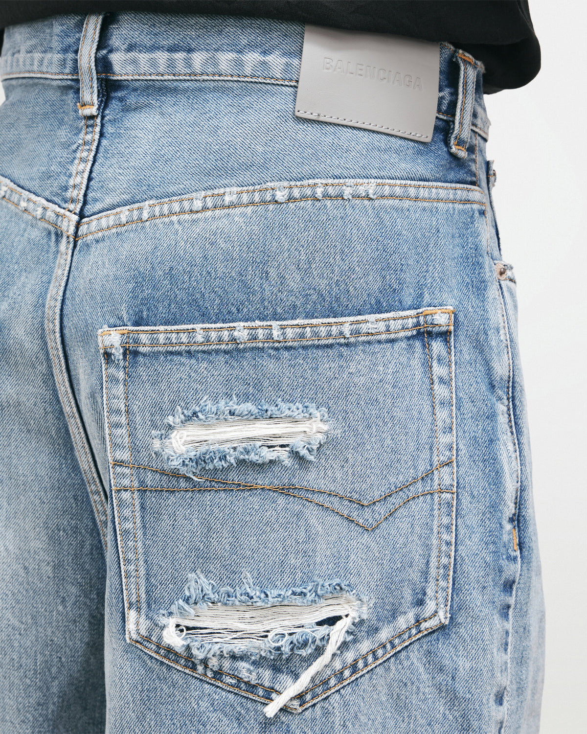 BALENCIAGA Organic Japanese Baggy Fit Jeans