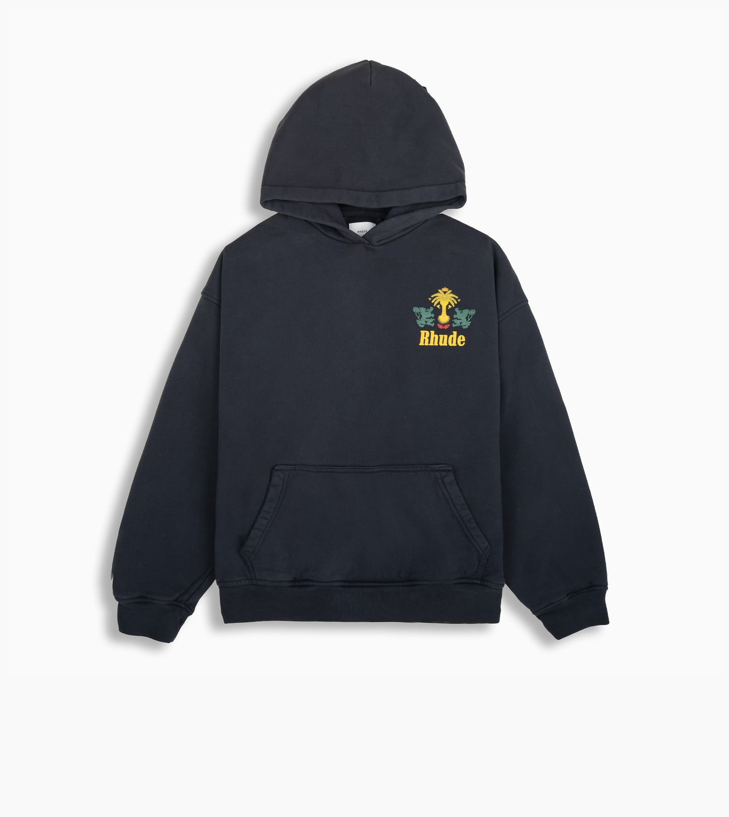 RHUDE Tabaco Hoodie Vtg Black