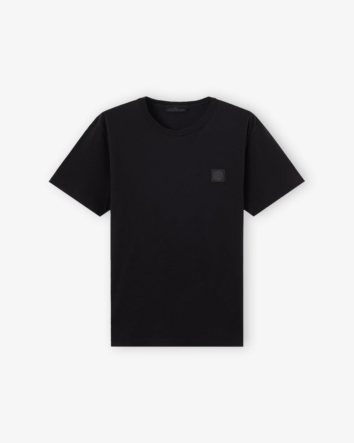 STONE ISLAND Organic Cotton T-Shirt Black