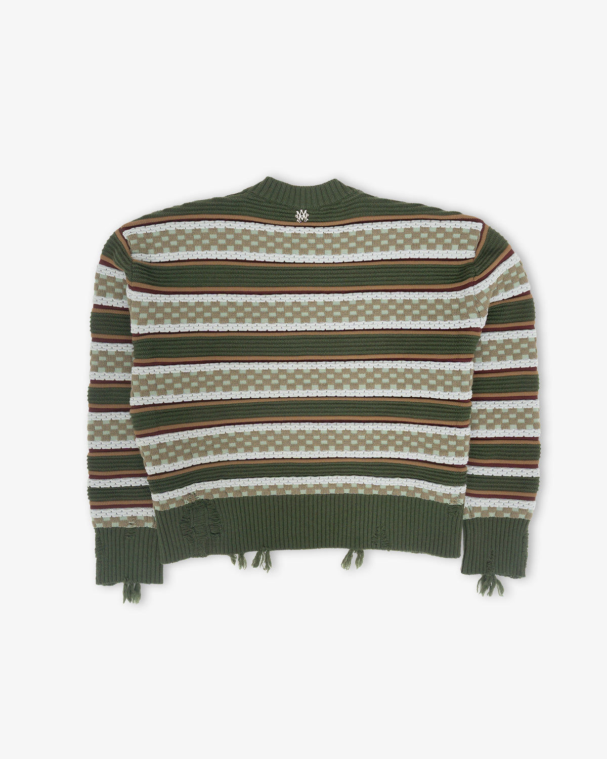 AMIRI Western Logo Striped Sweater