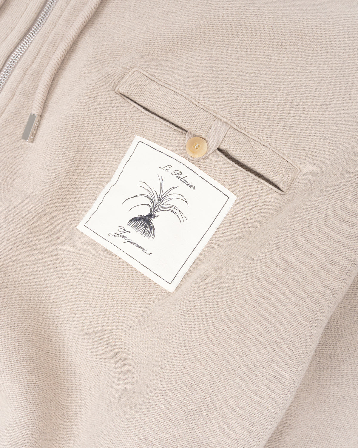 JACQUEMUS Le Hoodie Torneo Beige