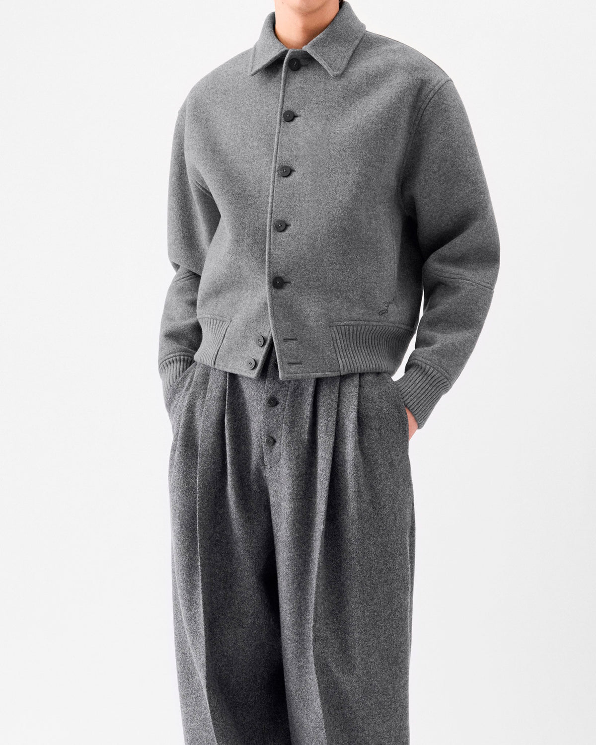 JACQUEMUS Le Bomber Feltro