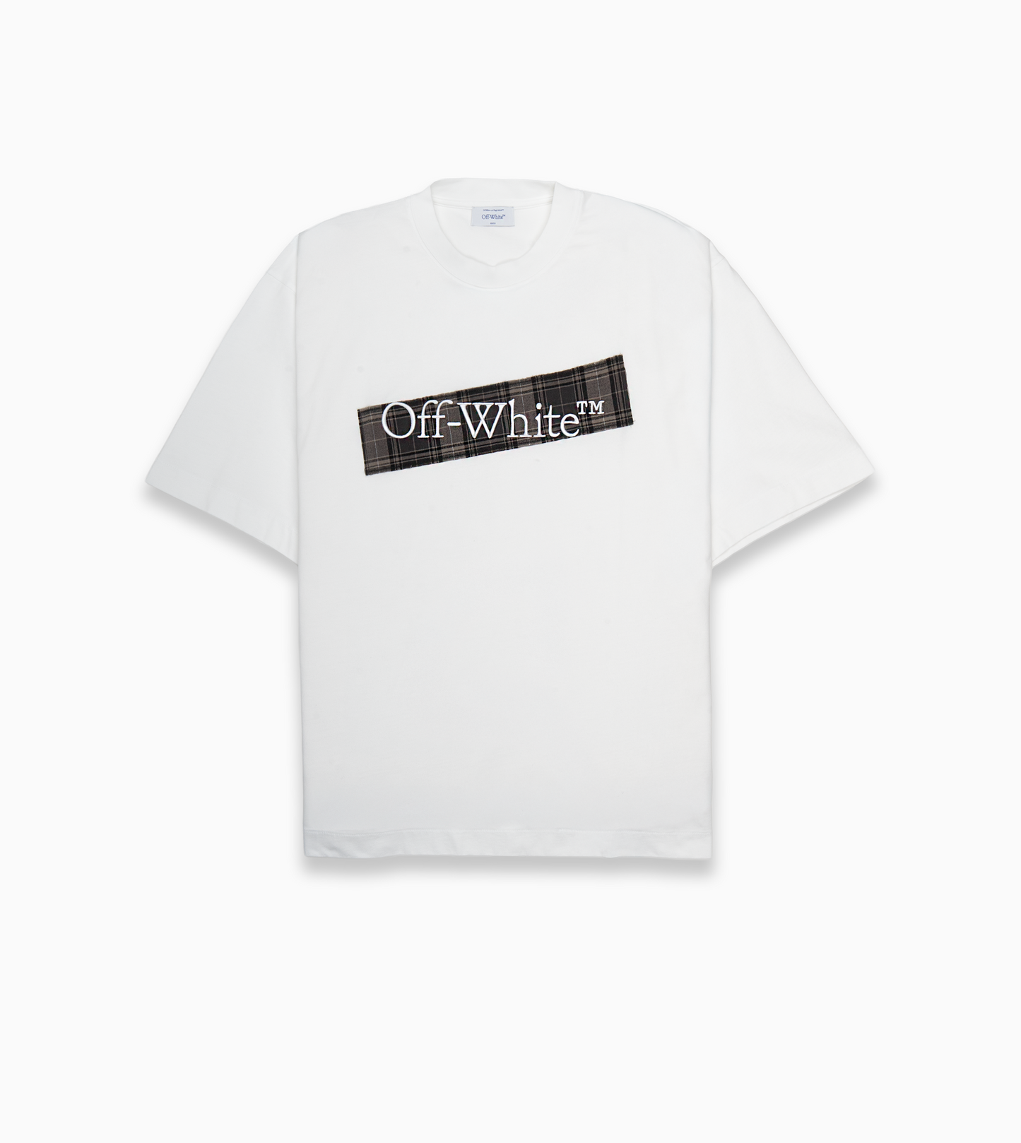 OFF-WHITE Flannel Diag Skate SS Tee White