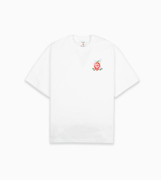 CASABLANCA Dragonfly Oversized T-Shirt White