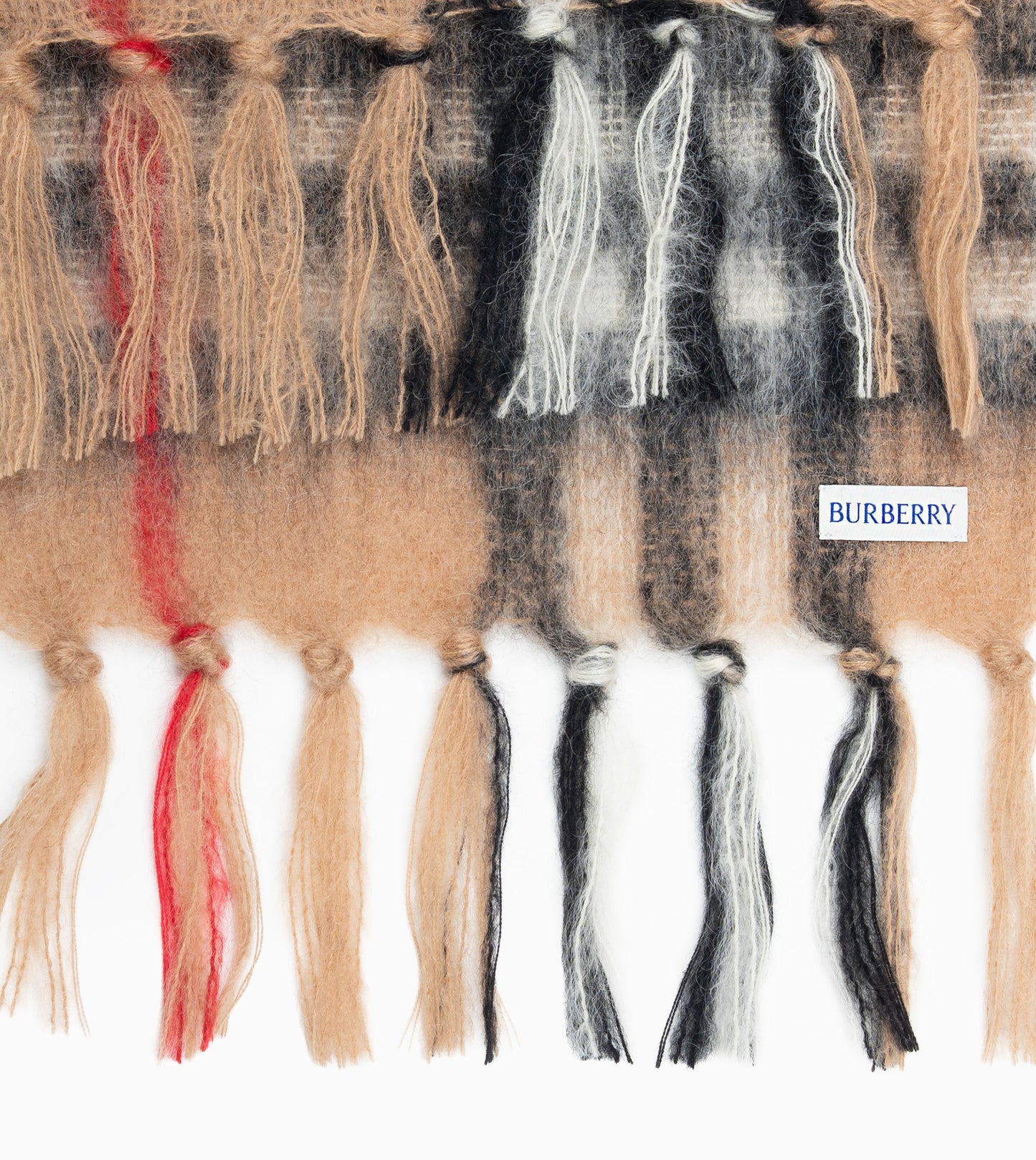 BURBERRY Sand Mohair Scarf