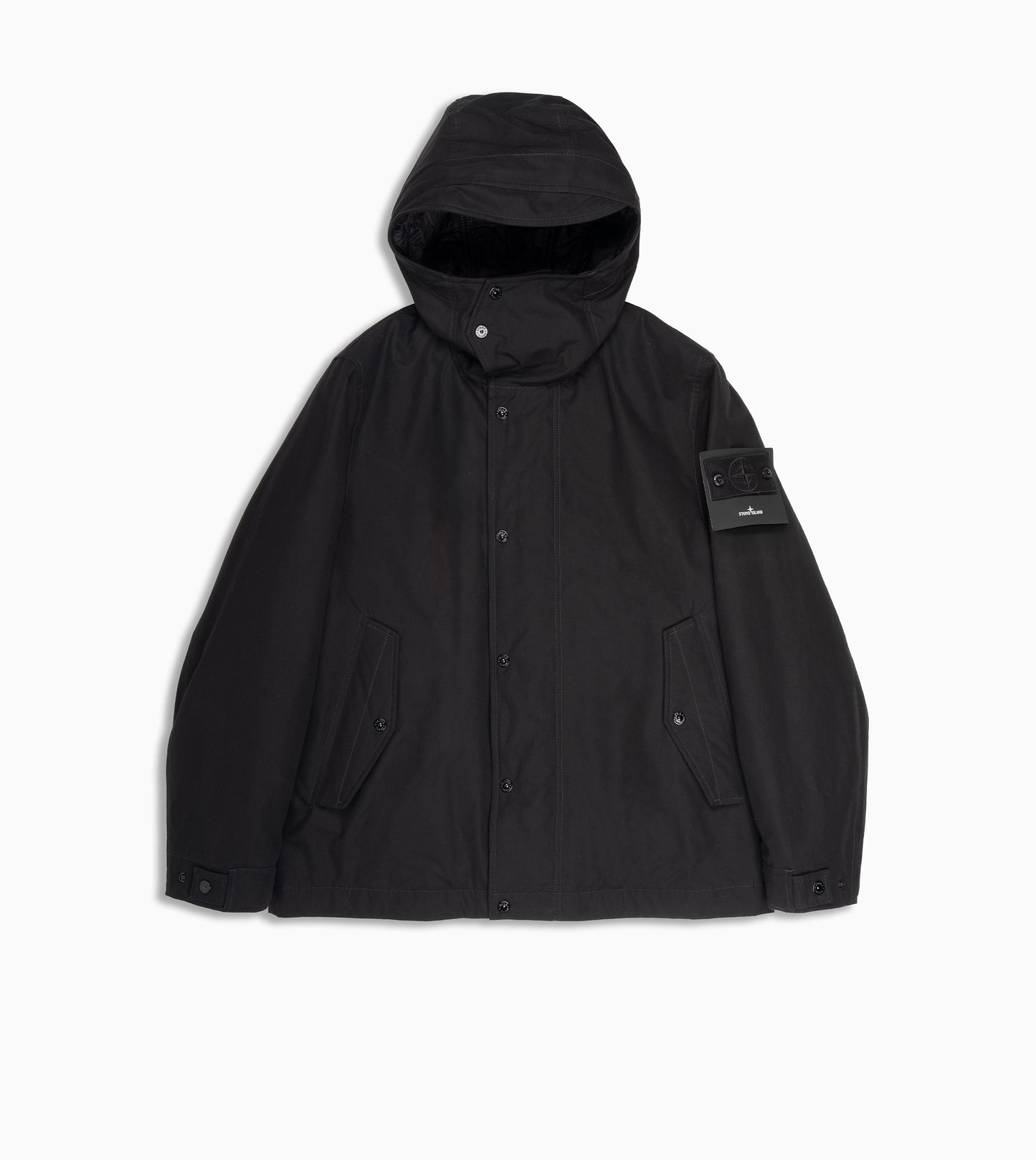 STONE ISLAND Short Parka Black